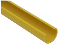 61D-010-2 MODULAR SOLUTION D28 CLIP ON PART<BR>PLASTIC D28 YELLOW PIPE COVER